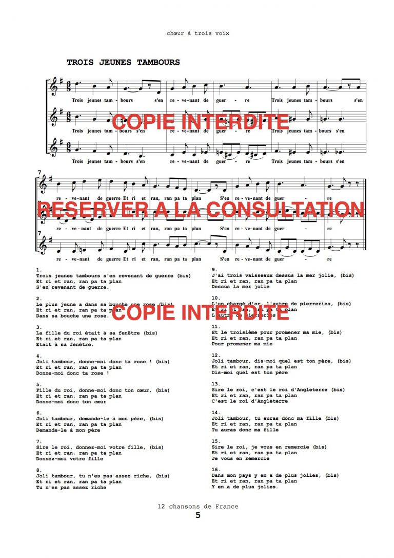 12 chansons de France Julien Joubert