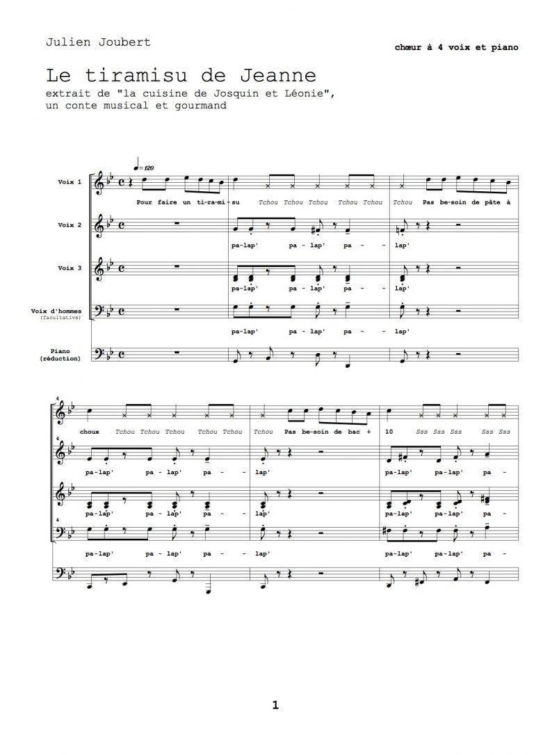 Le tiramisu de Jeanne Julien Joubert