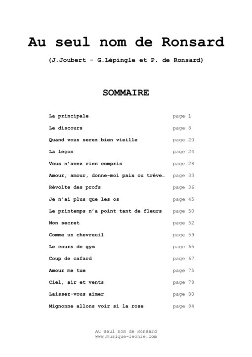 Au seul nom de Ronsard – Image 3